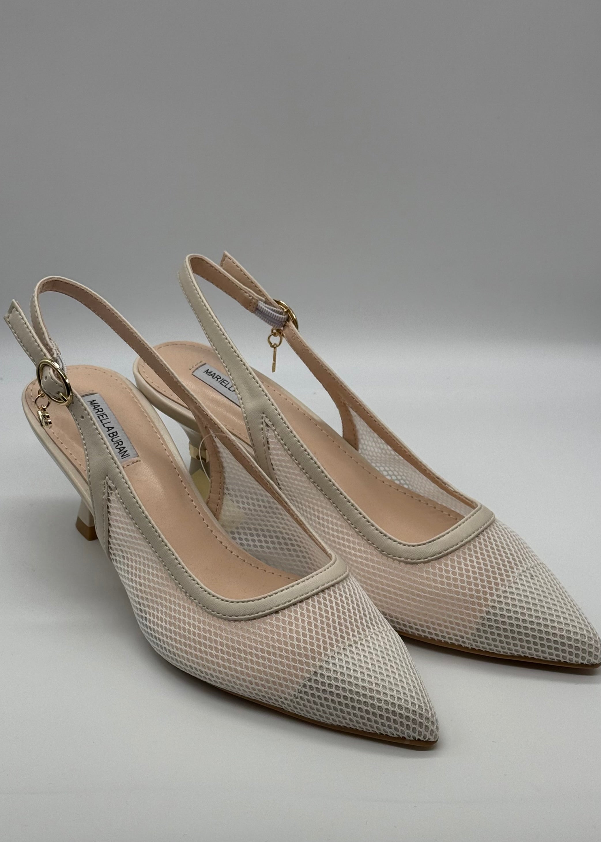 MARIELLA BURANI - Scarpa elegante a rete beige donna