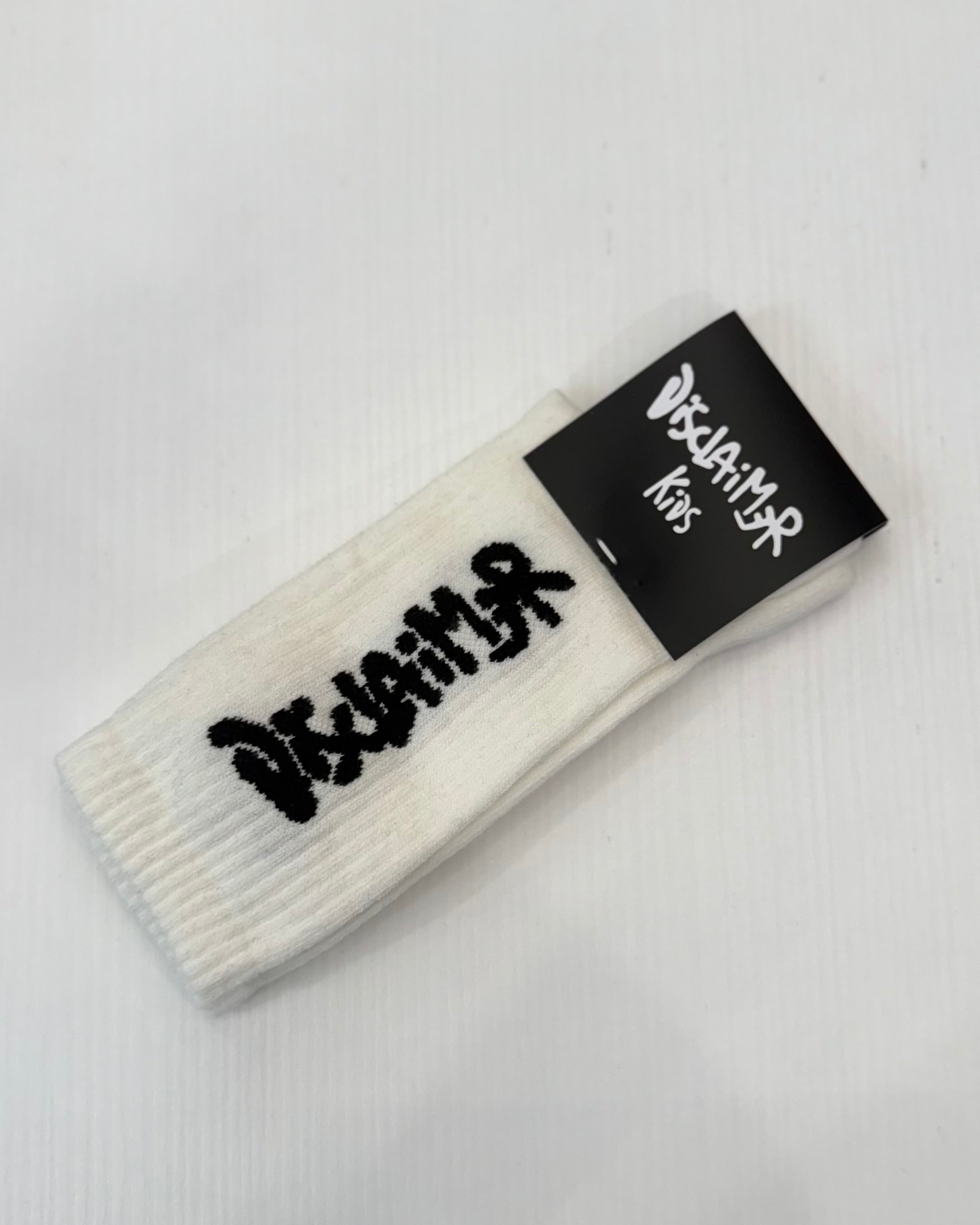 DISCLAIMER - Calze con logo in verticale uomo/donna