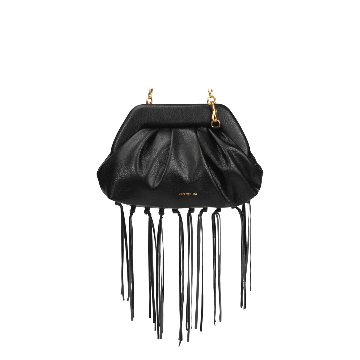 GIO CELLINI - Borsa clutch con frange