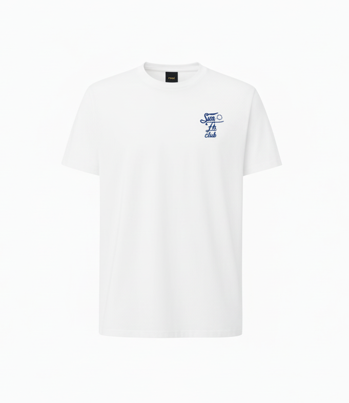F**K - T-shirt bianca con logo bambino