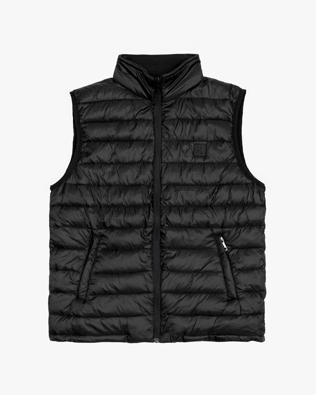 GIANNI LUPO -  Giubbotto smanicato nero uomo