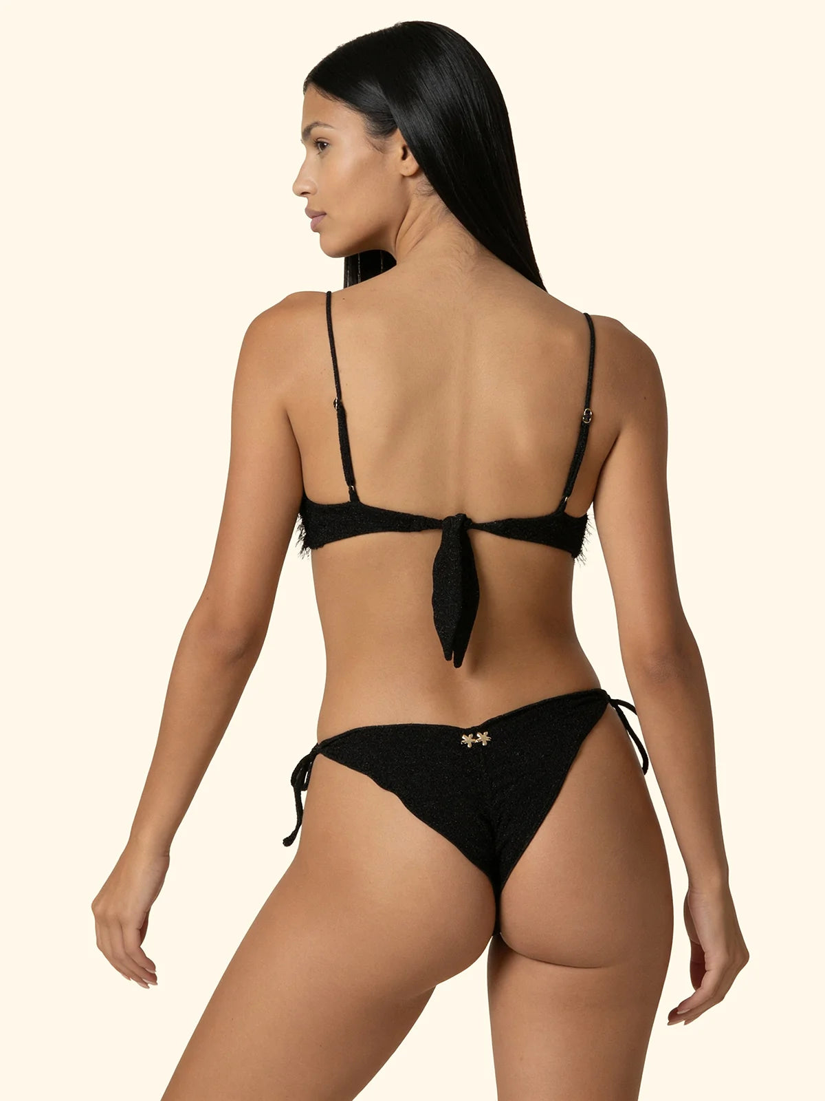 F**K - Bikini top con slip regolabile FUR donna