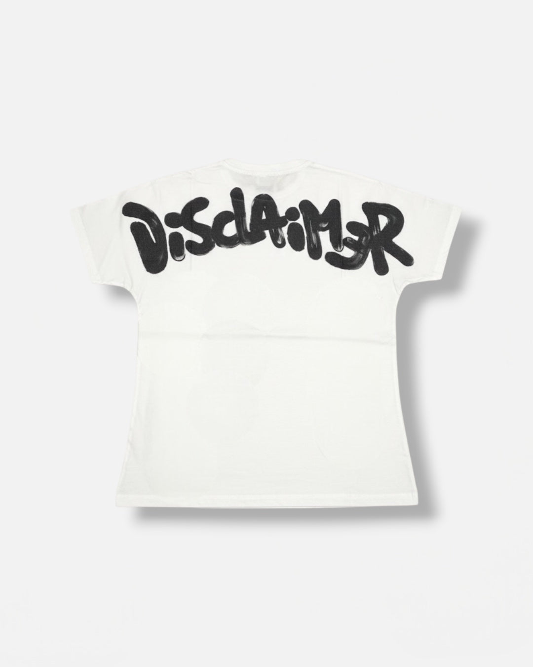 DISCLAIMER - T-shirt over con logo lurex donna
