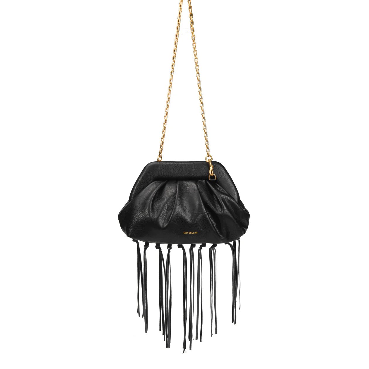 GIO CELLINI - Borsa clutch con frange