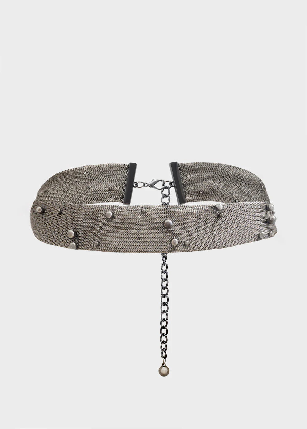 NALI - Cintura DAISY in tessuto lurex e borchie donna