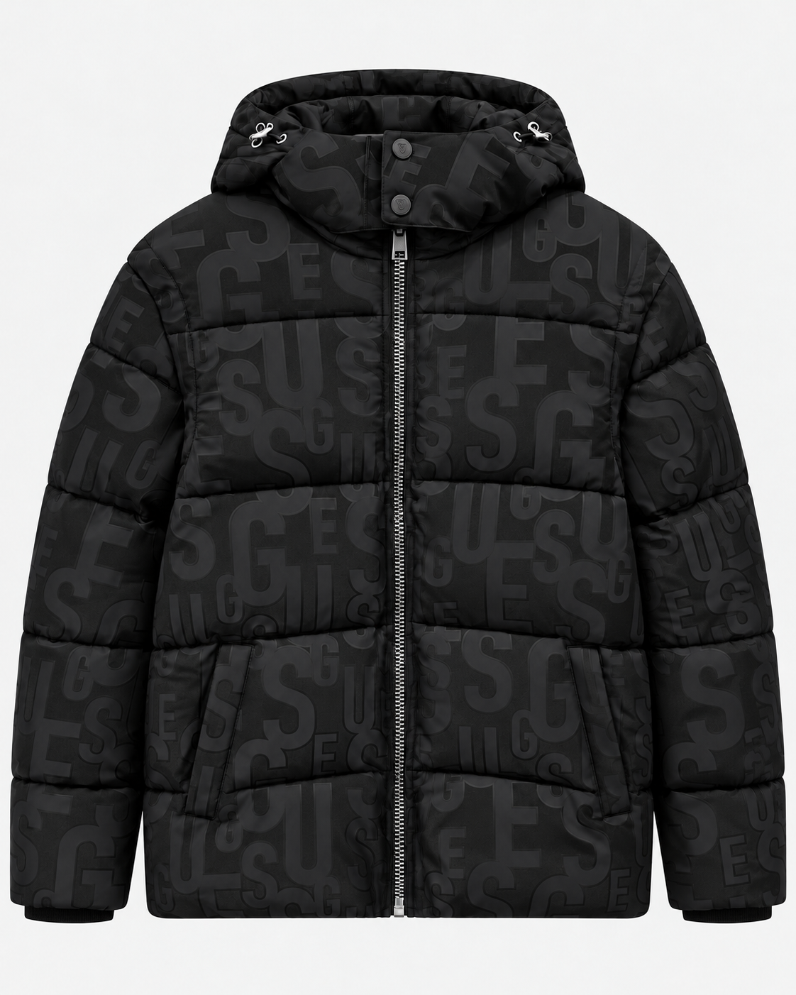 GUESS - Giubotto interamente logato uomo
