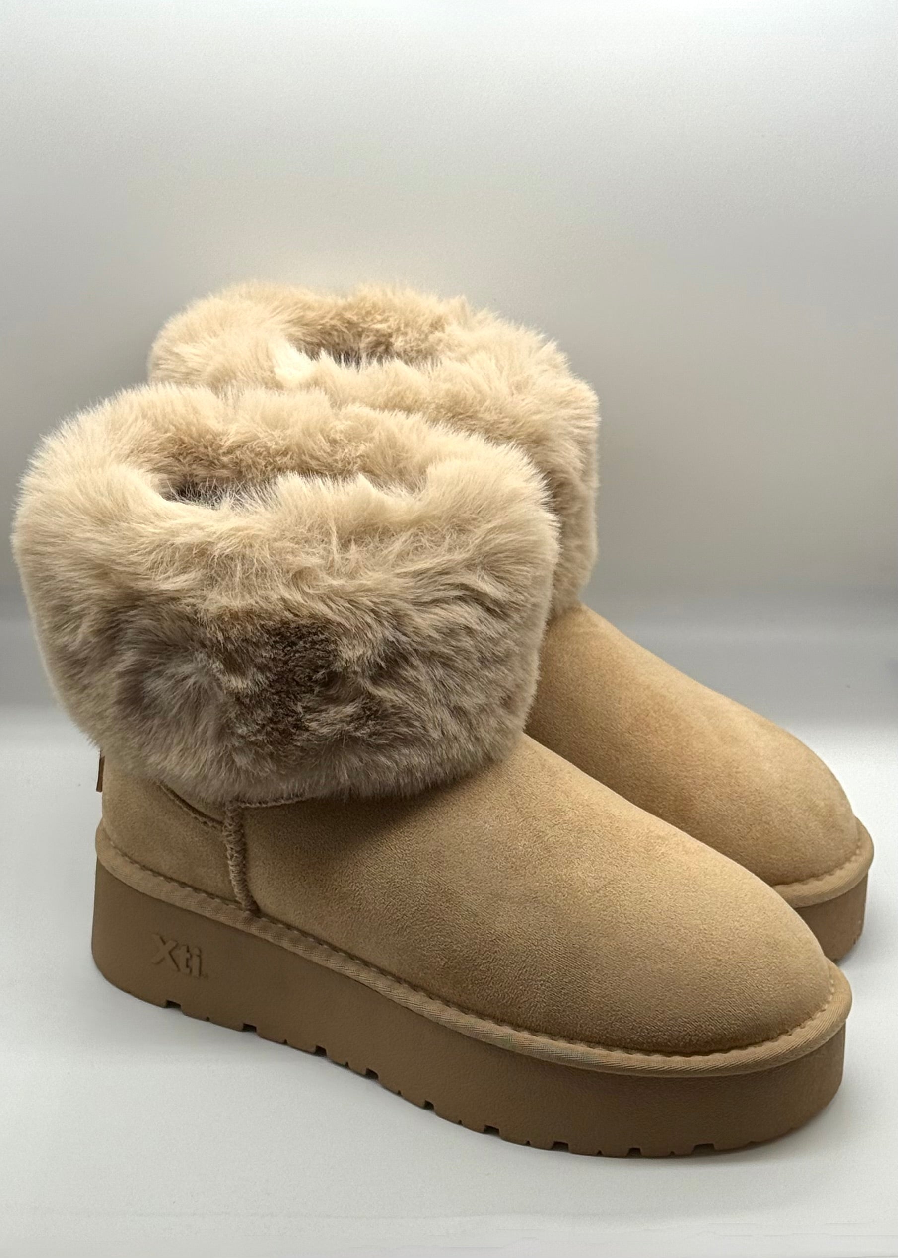 XTI - MEMORY FOAM - Stivaletto in pelliccia donna