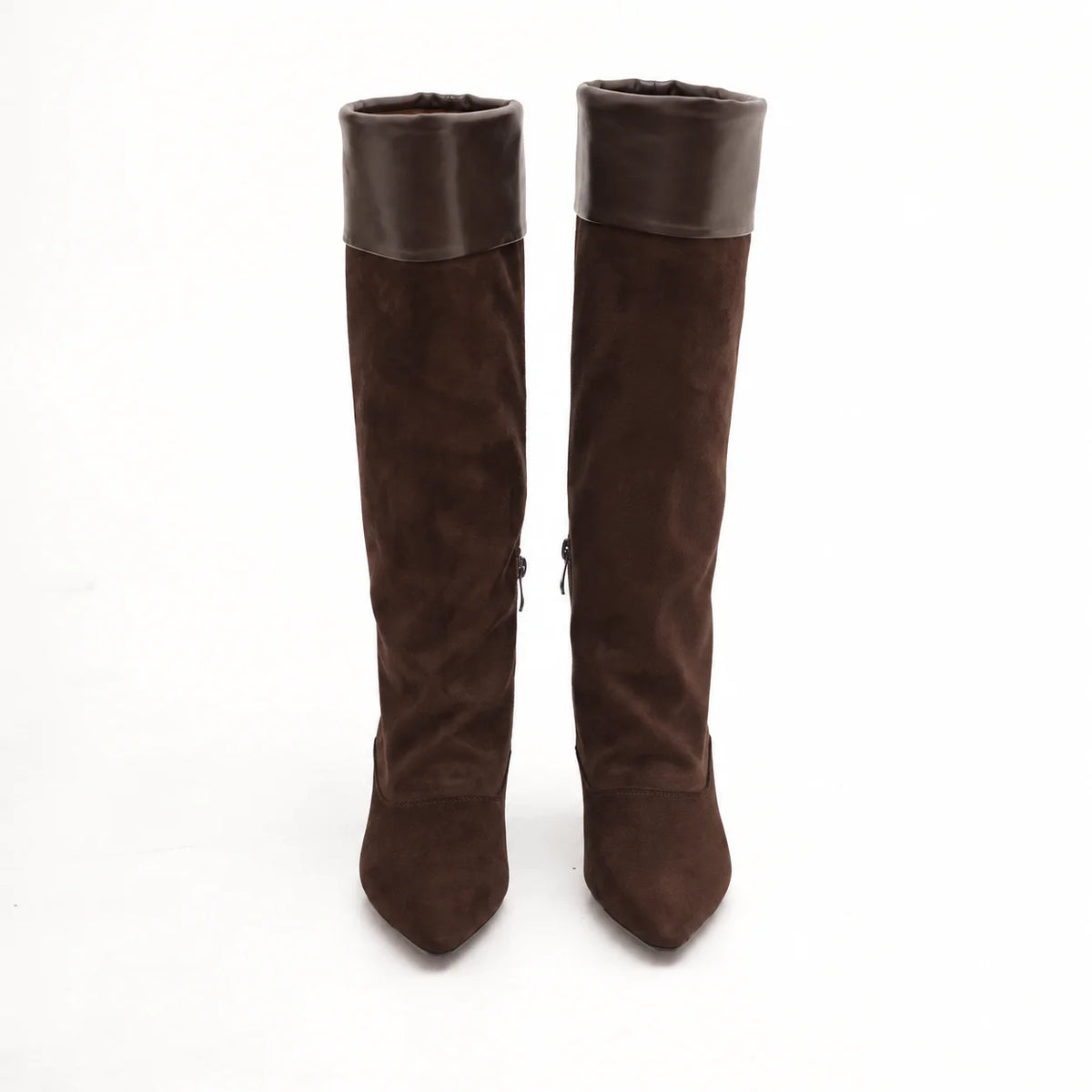 CRICHIC - Stivale con tacco in camoscio donna