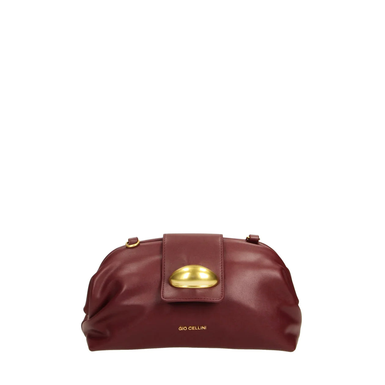 GIO CELLINI - Clutch con finiture dorate