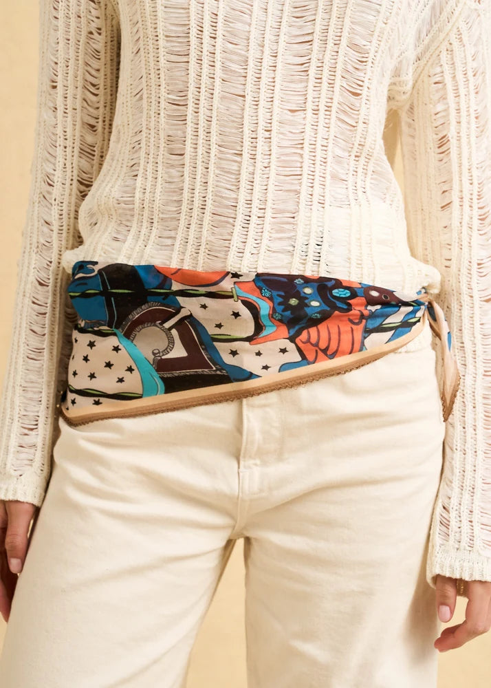 NALI - Foulard pois seta cotone