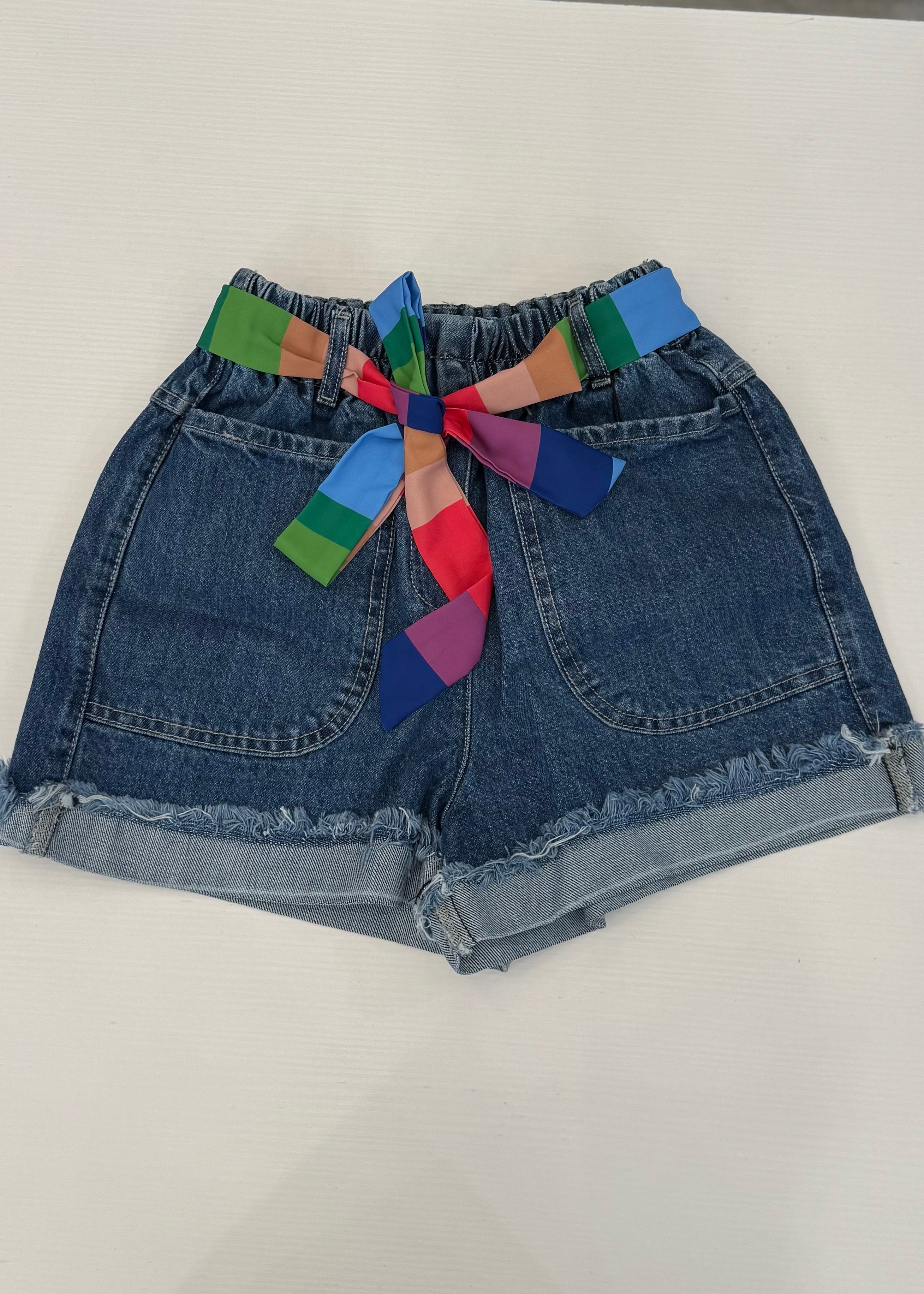 JANICE - Short in denim bambina