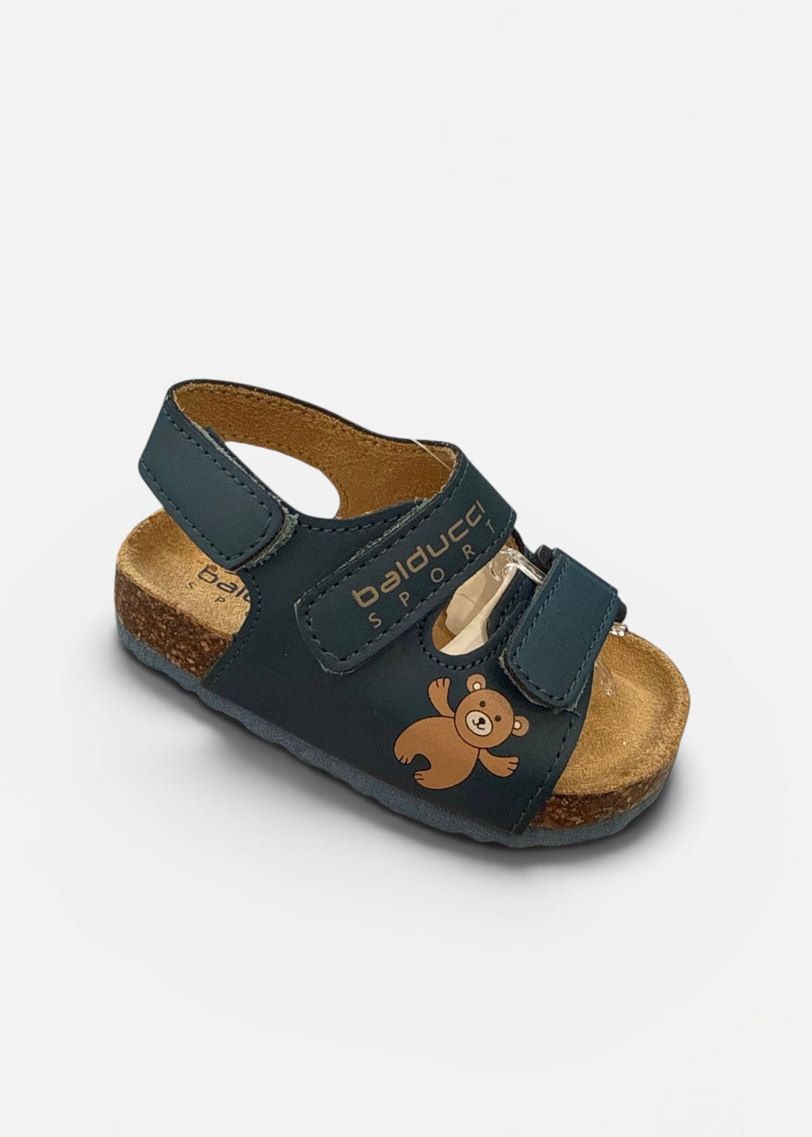 BALDUCCI SPORT - Sandalo blu con orsetto bambino