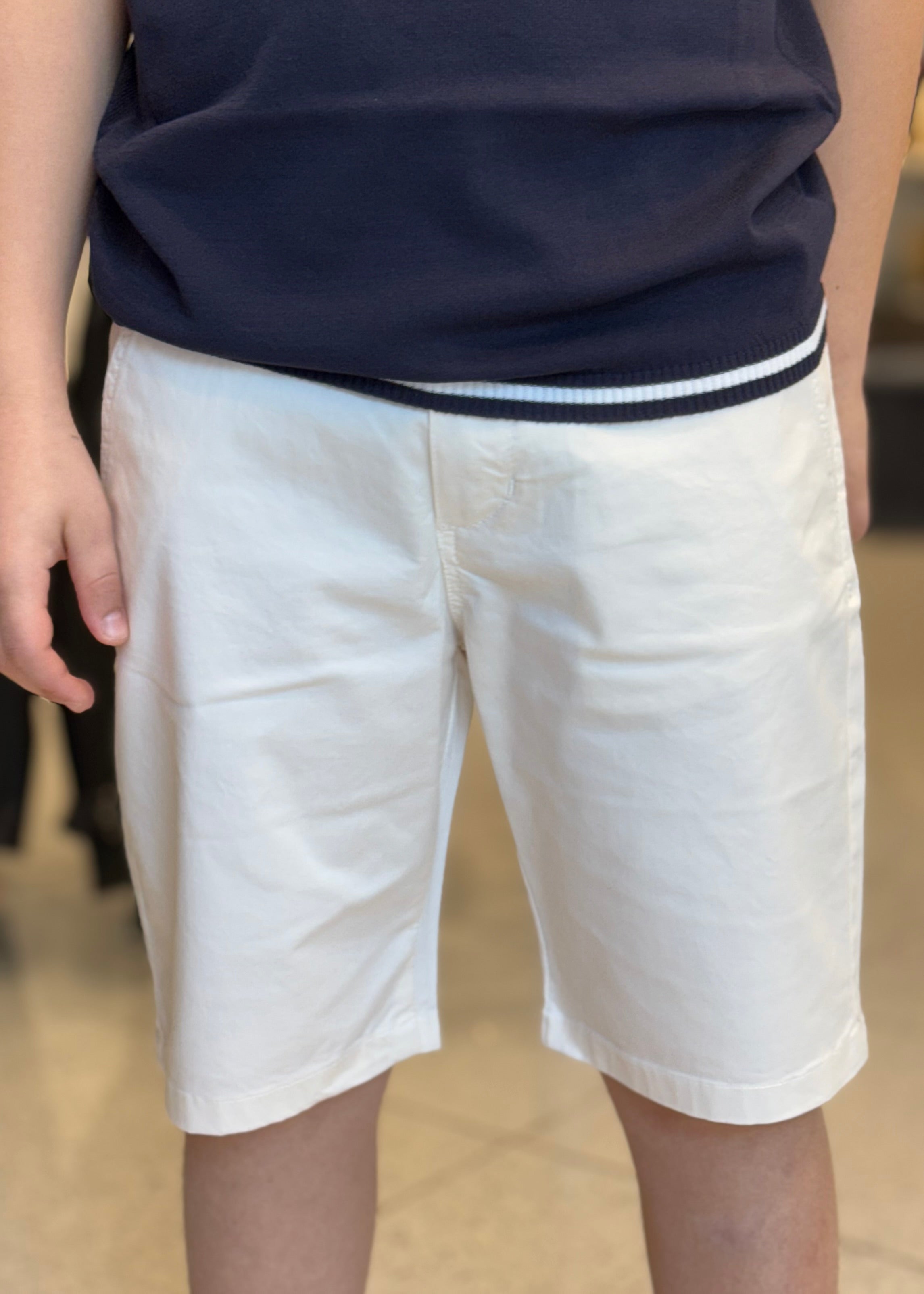 NEVER TOO - Bermuda ice in cotone bambino