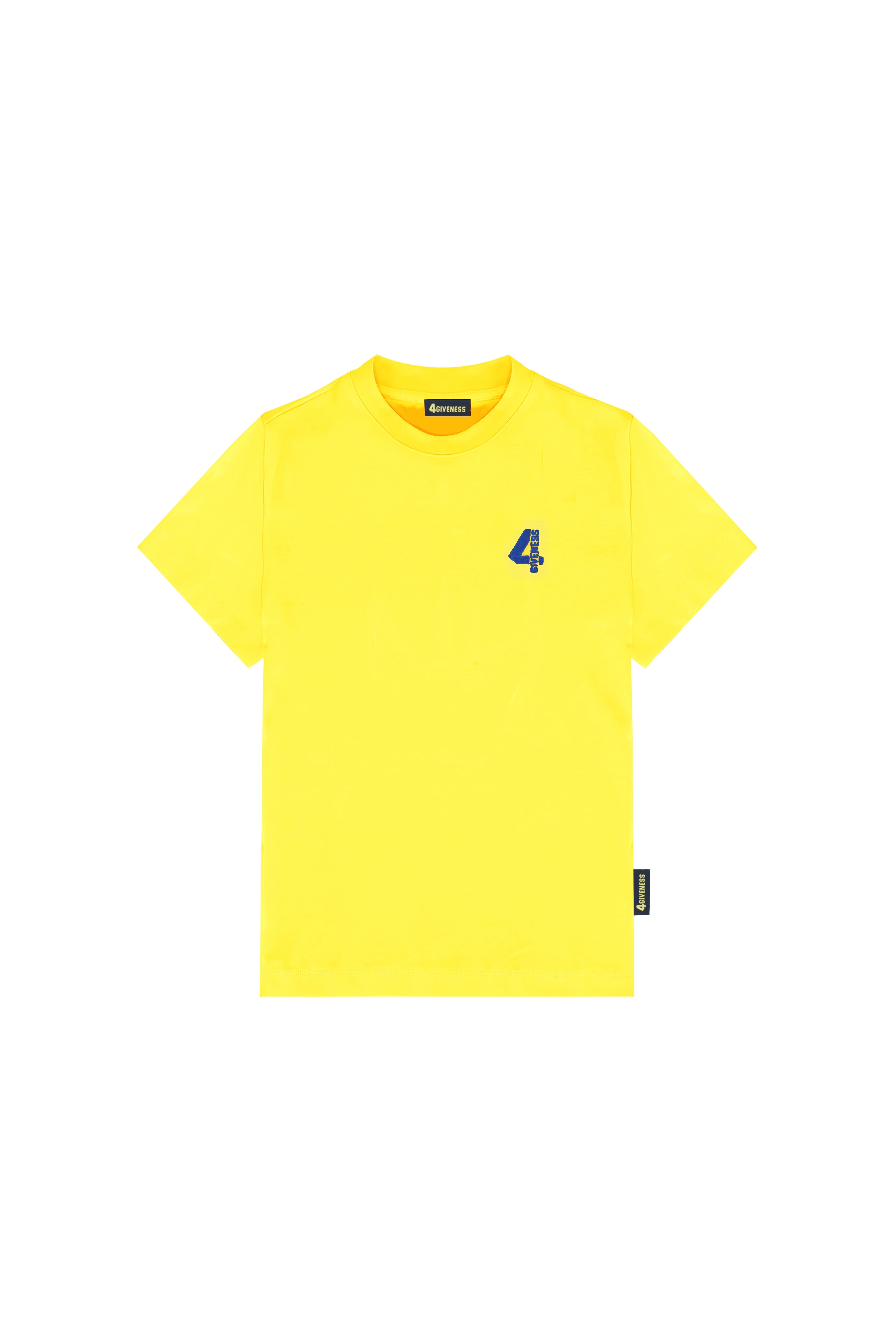 4GIVENESS - T-shirt  con logo blu bambino