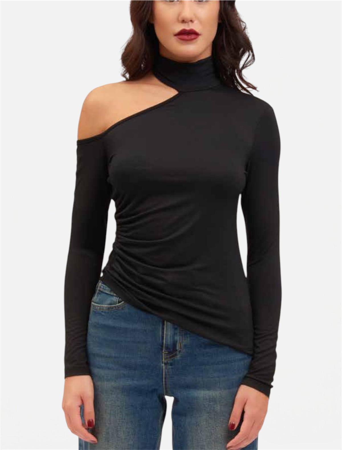 KORALLINE - Maglia con spalla scoperta donna