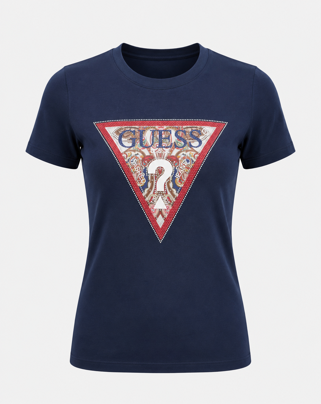 GUESS - T-shirt con logo ed applicazioni