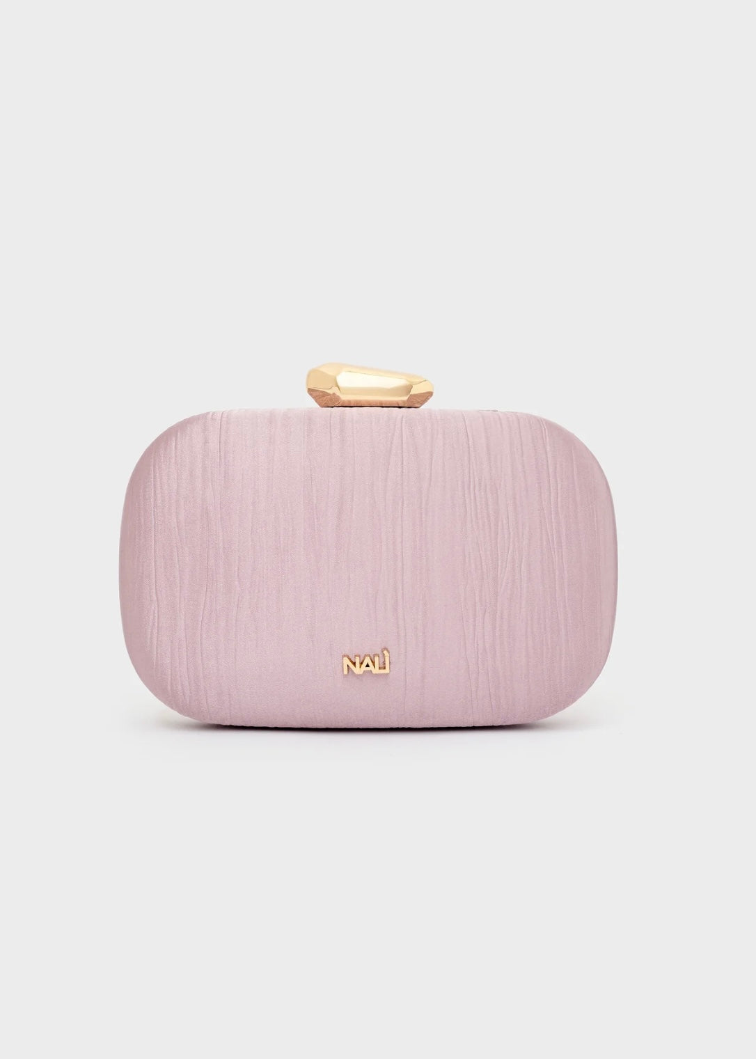 NALI - Clutch NADINE plissé laminato