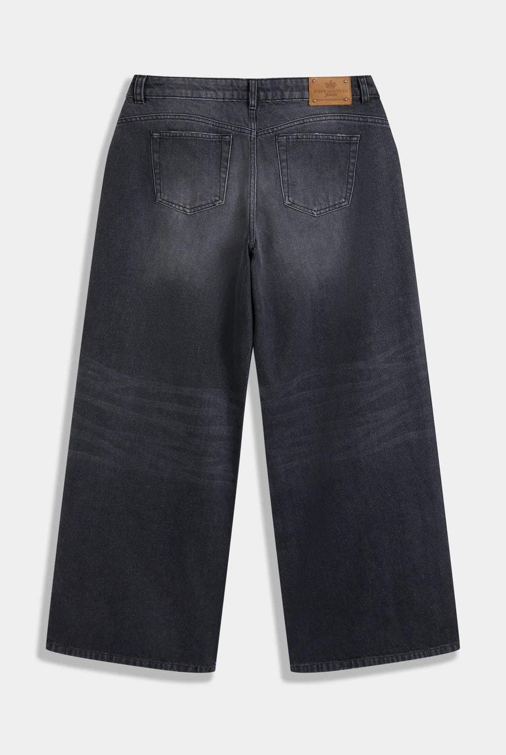 JUICY COUTURE - Jeans a palazzo con logo in strass donna