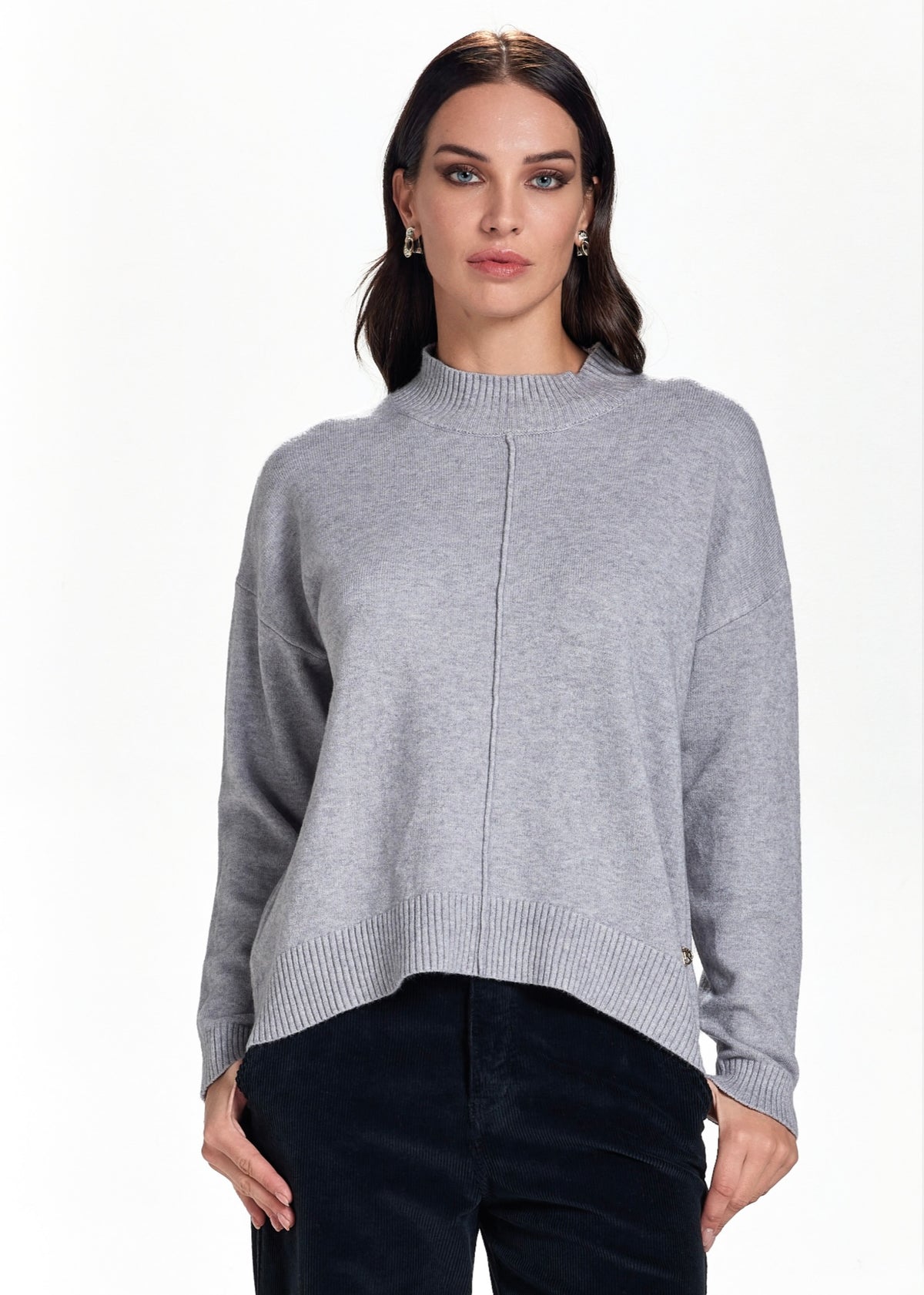 TAKE TWO - Lupetto con nervatura donna