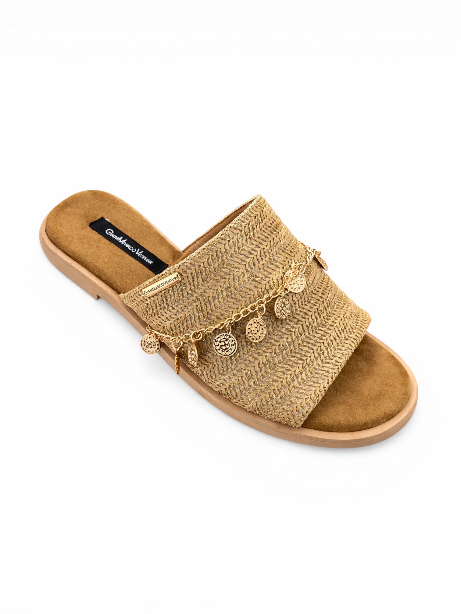 GIANMARCO VENTURI - Ciabatta in raffia donna