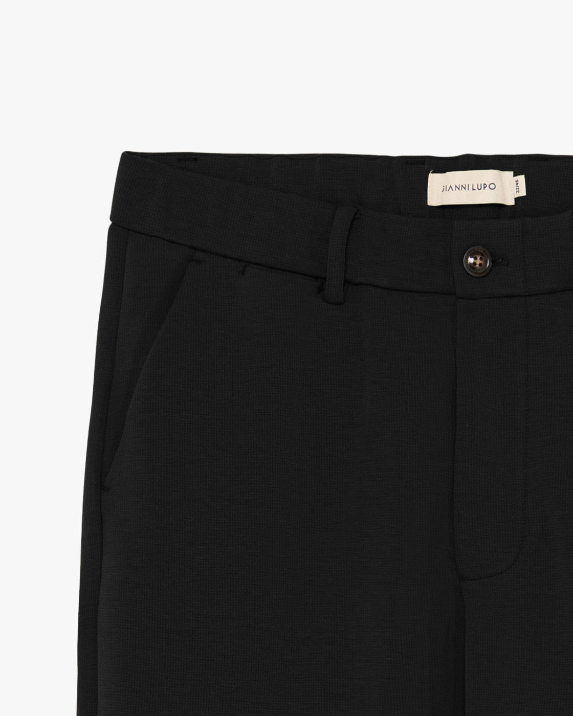 GIANNI LUPO - Pantaloni carrot fit con vita elasticizzata