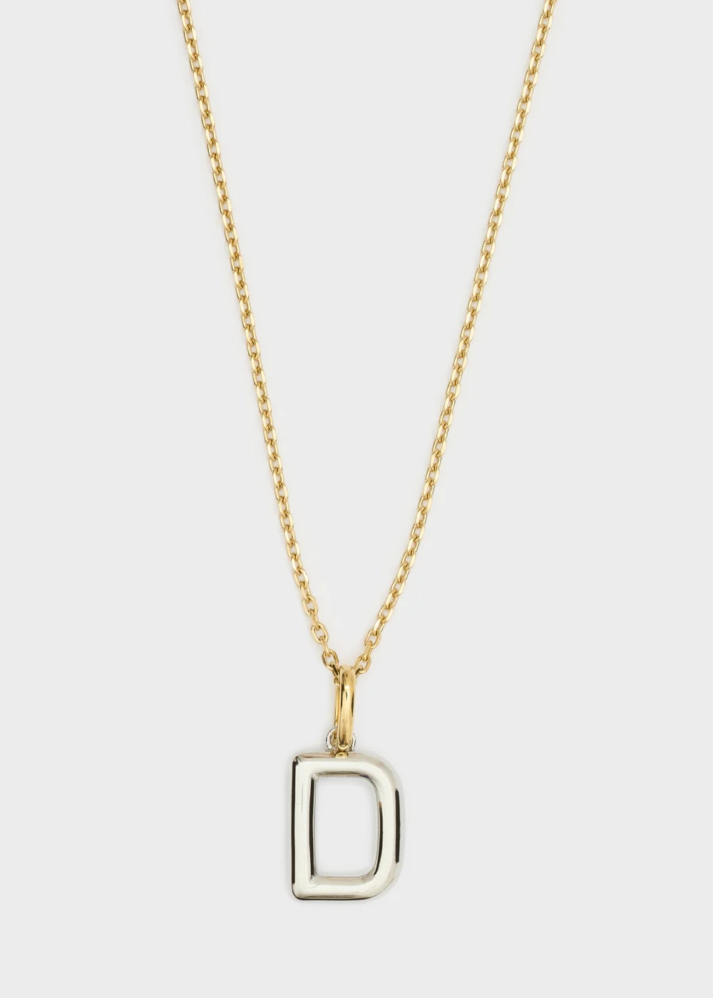 NALI - Collana LETTERING small oro/argento