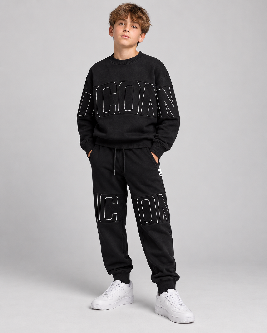 ICON - Felpa NEW STRIPE bambino