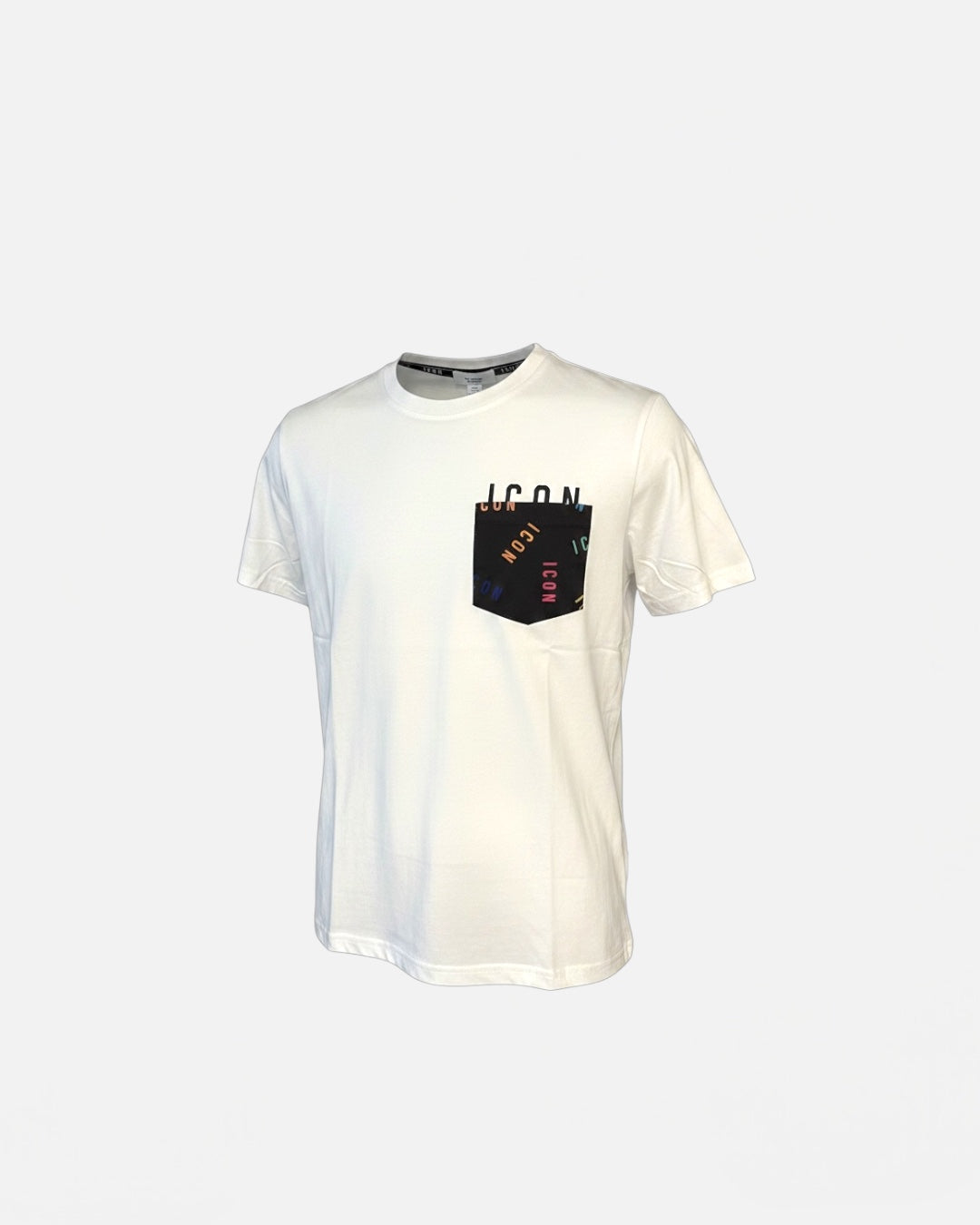 ICON - T-shirt con taschino e logo multicolor bambino