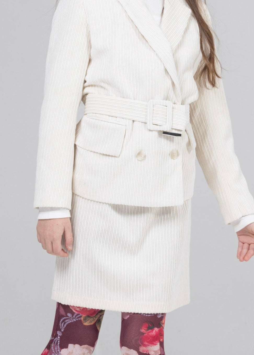 JANICE - Gonna in velluto bambina