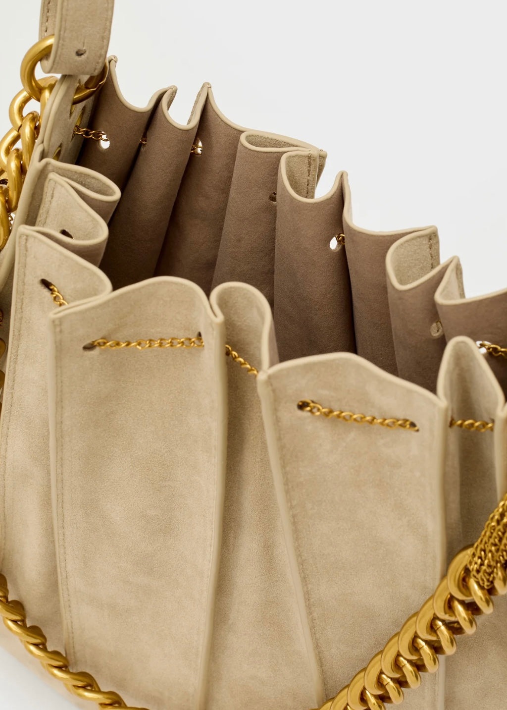 NALI - Borsa EVISSA a spalla scamosciata