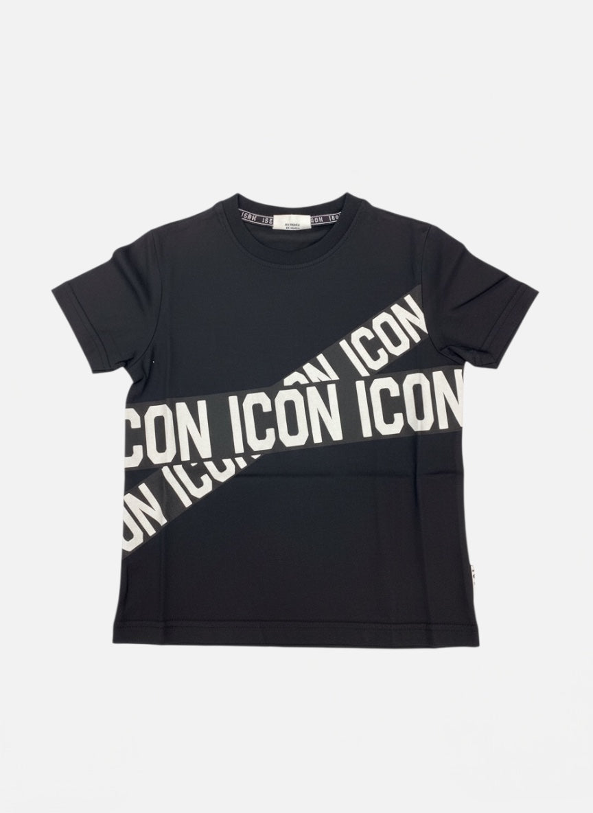 ICON - T-shirt con logo bande bambino