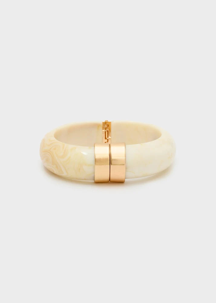 NALI - Bracciale michi in resina con dettaglio oro donna
