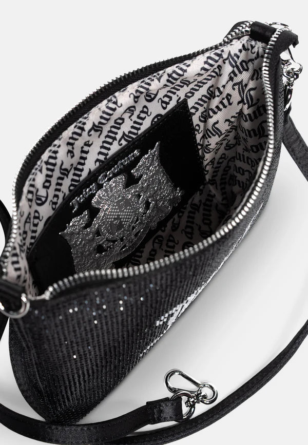 JUICY COUTURE - Pochette MIA completamente decorata con strass e tracolla