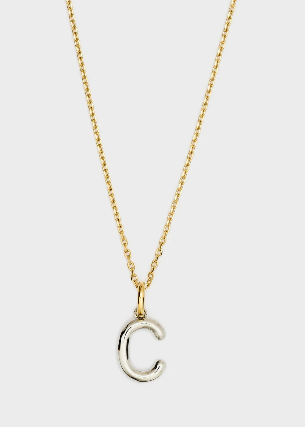 NALI - Collana LETTERING small oro/argento