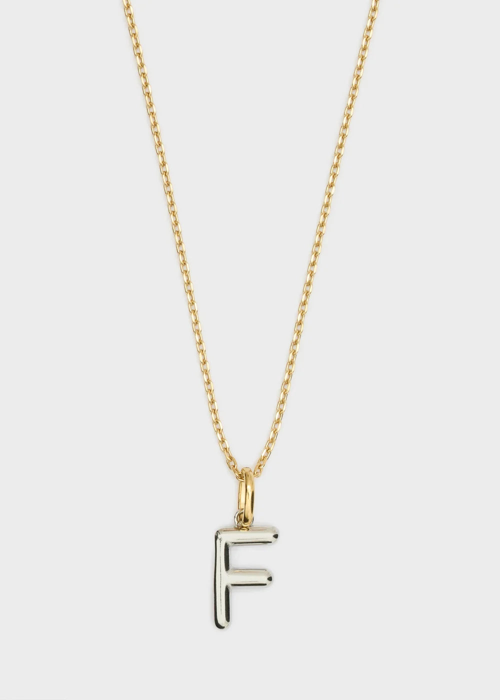 NALI - Collana LETTERING small oro/argento