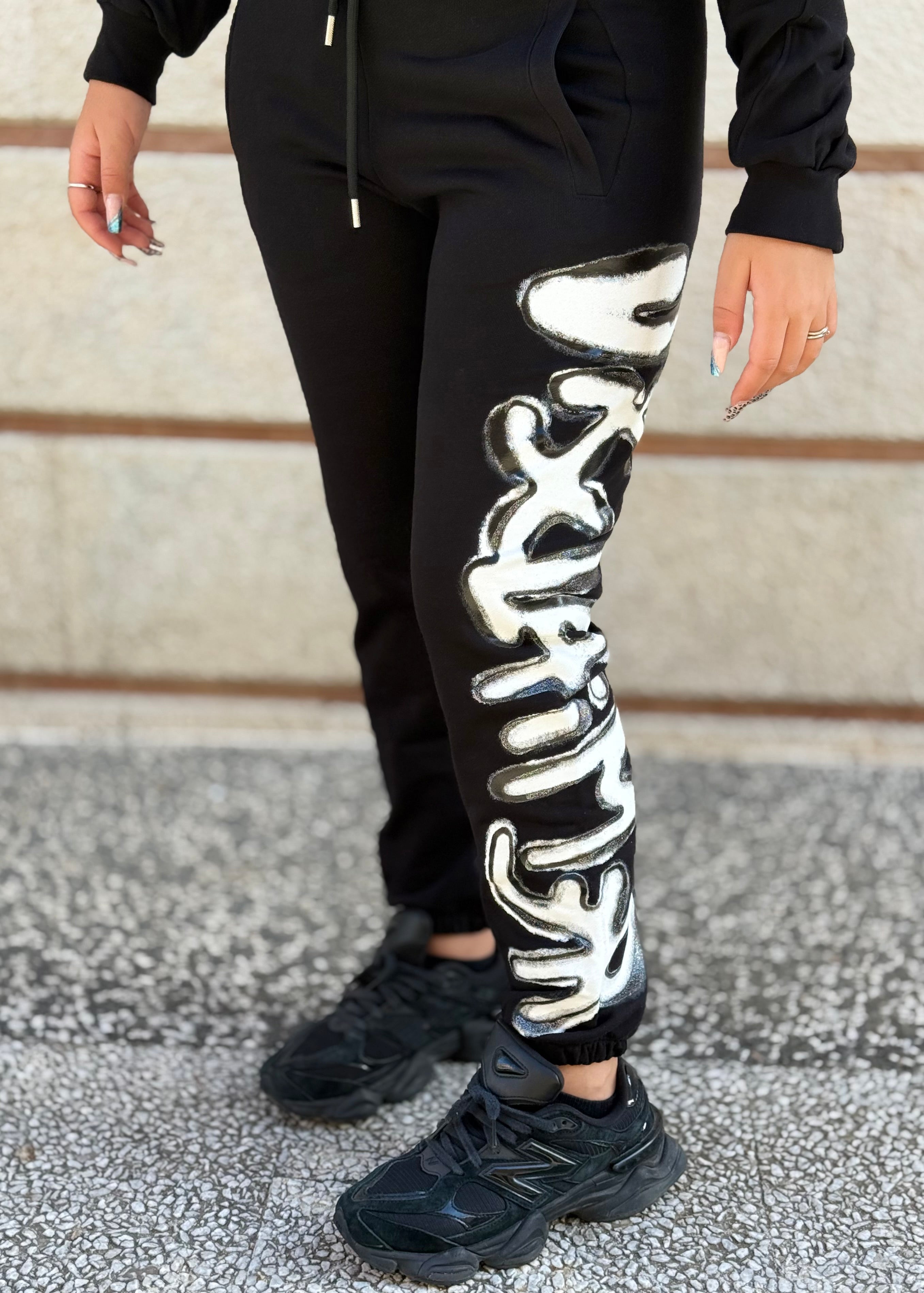 DISCLAIMER - Pantalone con logo laterale donna