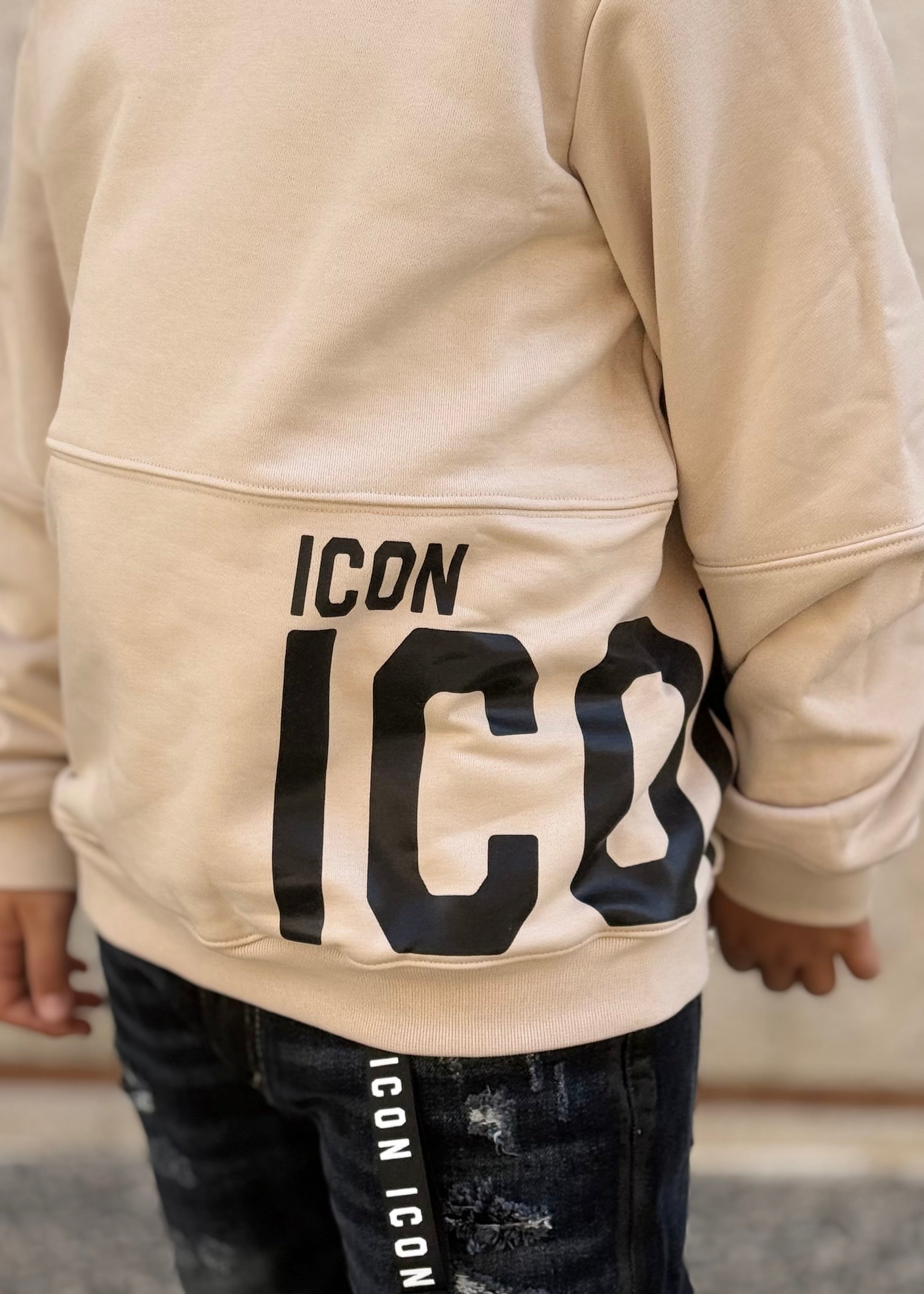 ICON - Felpa girocollo con logo bambino