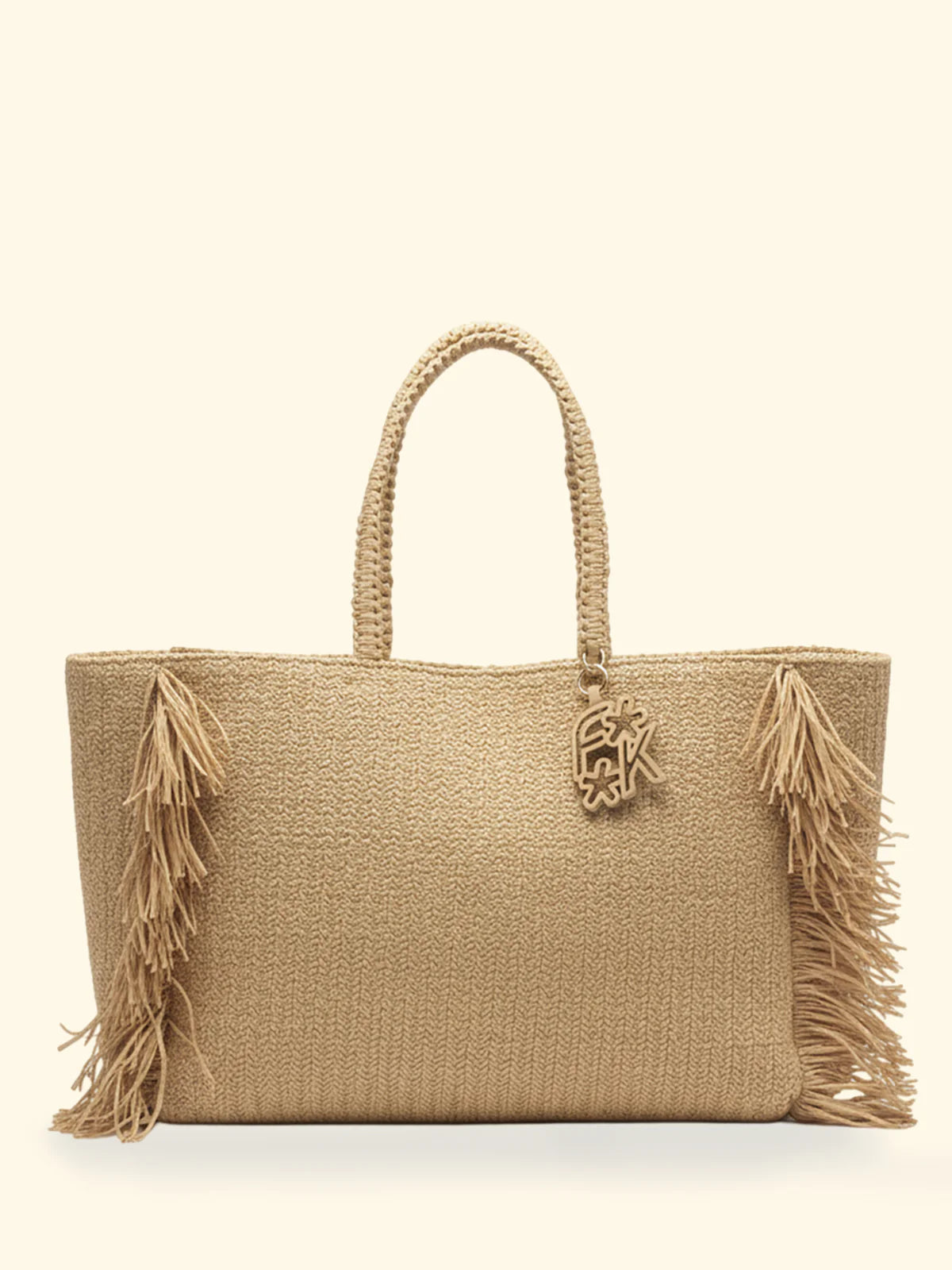 F**K - Borsa in paglia donna