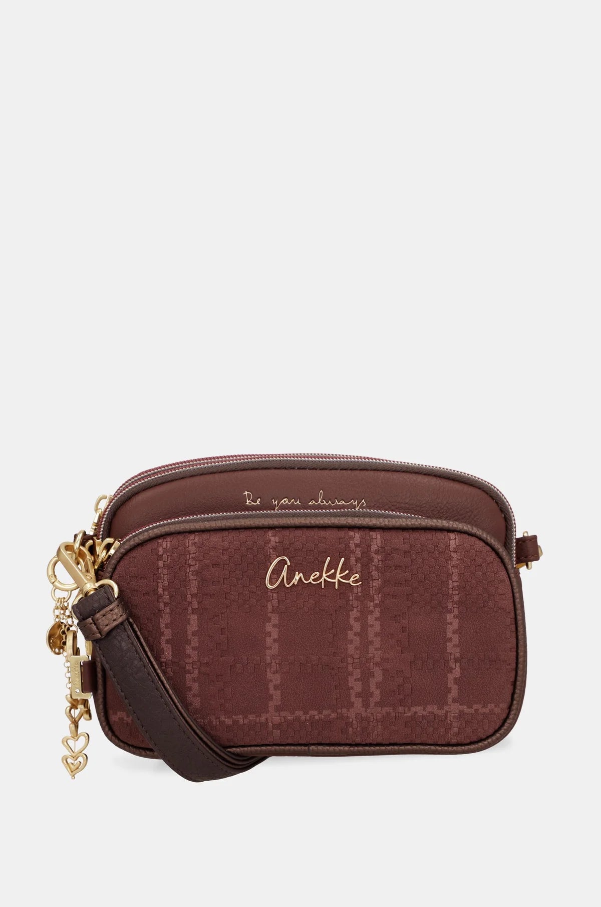ANEKKE - Borsa a tracolla BURGUNDY