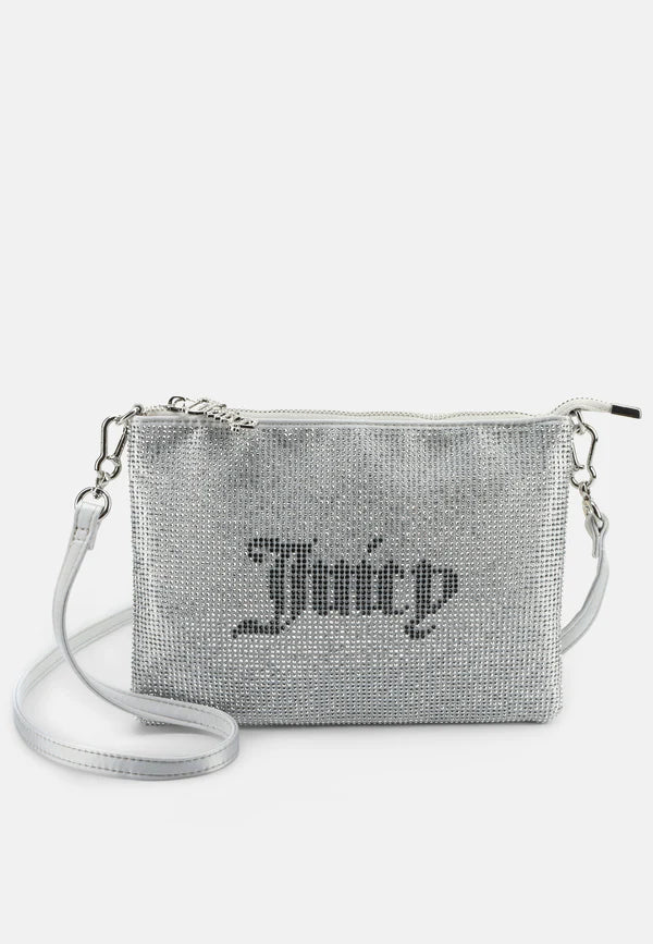 JUICY COUTURE - Pochette MIA completamente decorata con strass e tracolla