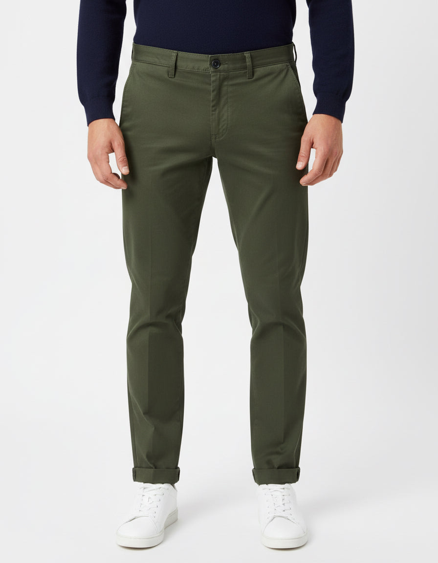 Green Chinos Abbinamento Uomo Pantalone Verde Pantaloni Verde