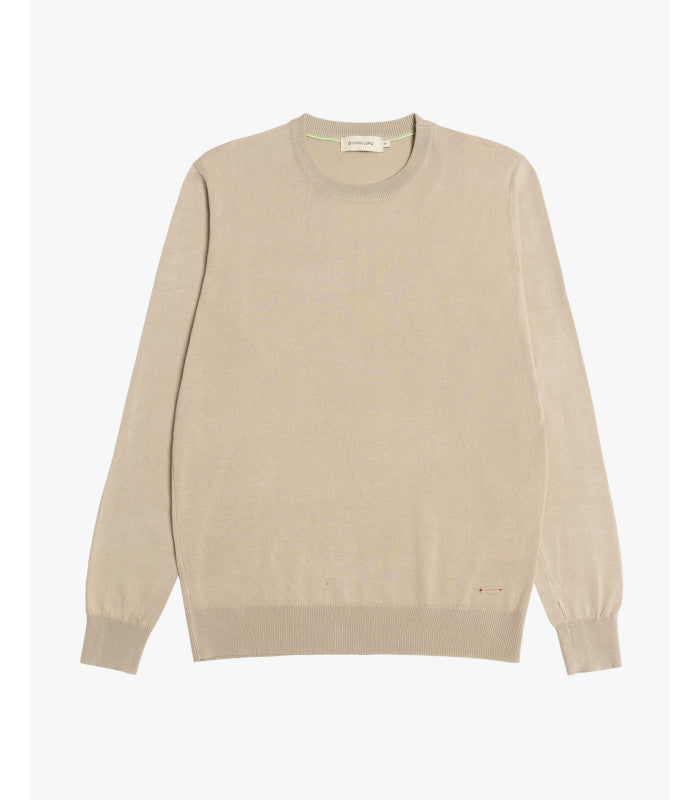 GIANNI LUPO - Maglioncino beige girocollo uomo