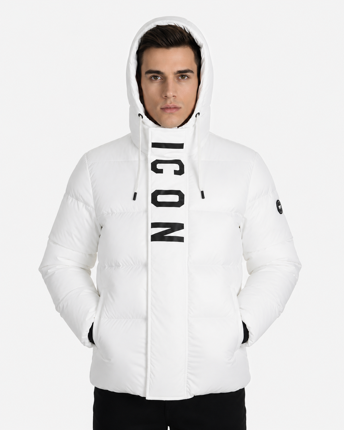 ICON - Giubbotto con cappuccio uomo
