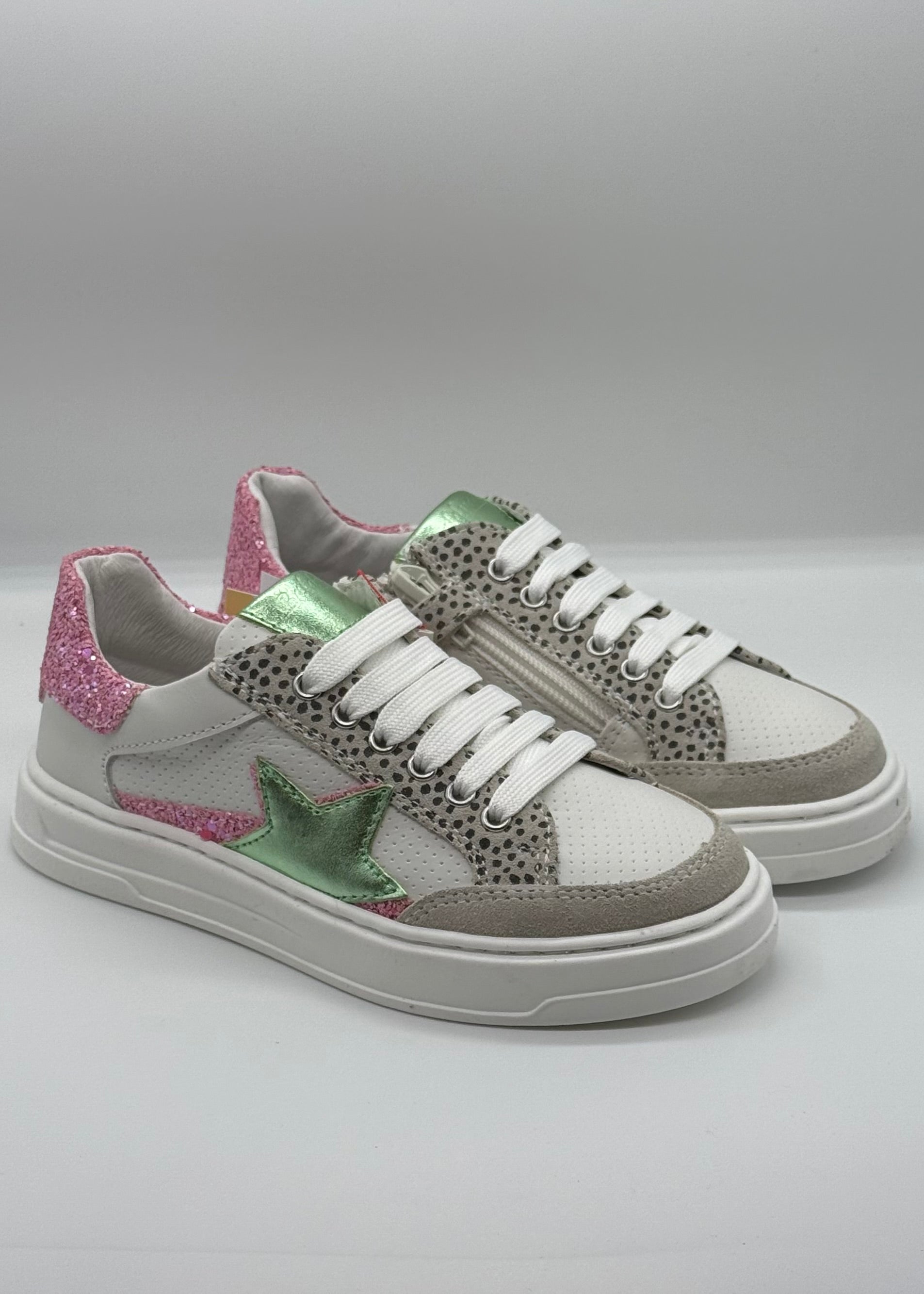 BALDUCCI - Sneakers bianca multicolor bambina