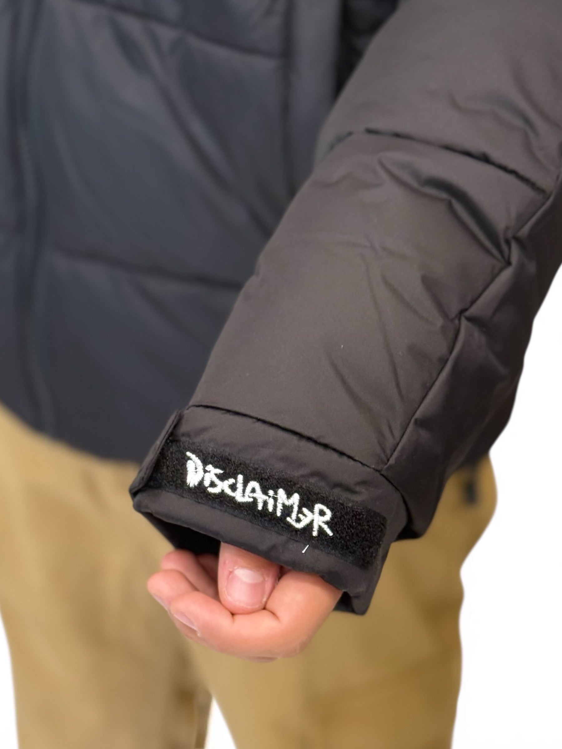 DISCLAIMER - Giubbotto con logo sul retro uomo