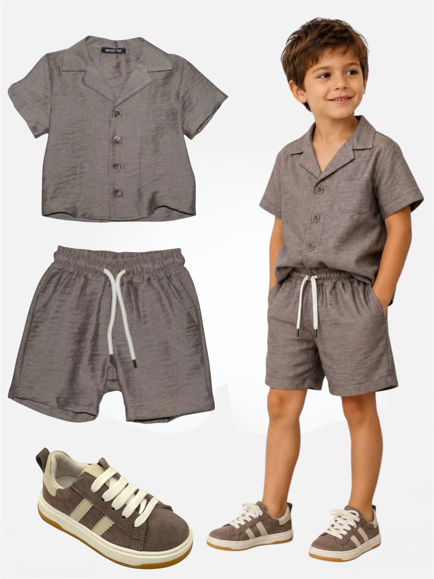 NEVER TOO - Bermuda neonato - bambino