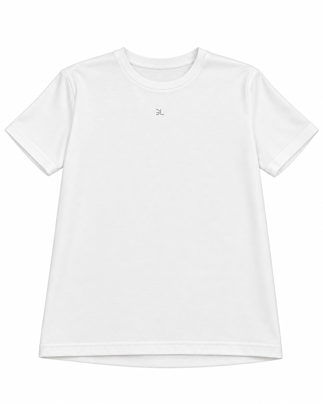 GL FOR HER - T-shirt con logo in strass donna