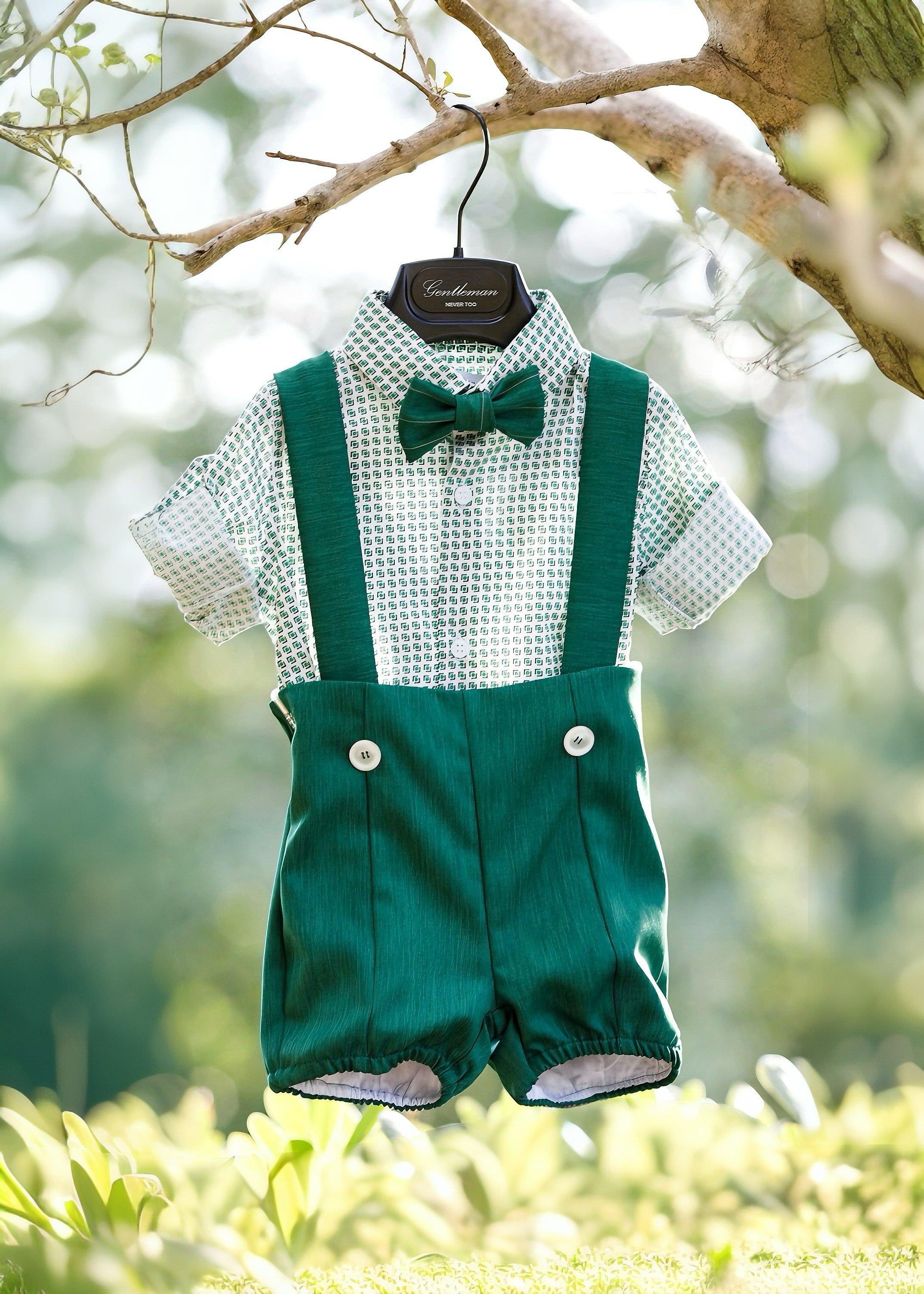 NEVER TOO - GENTLEMAN - SET COMPLETO - Abitino verde