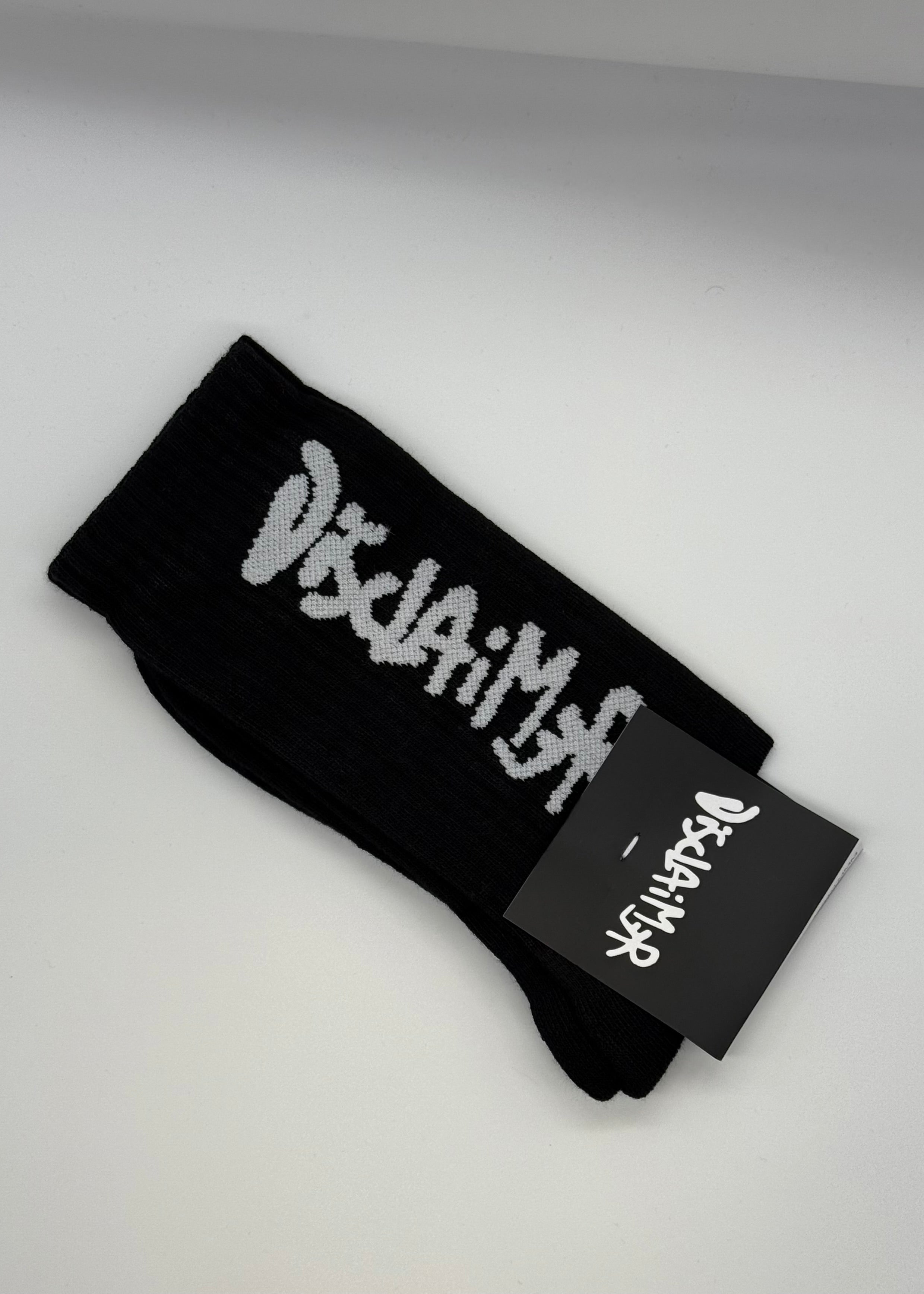 DISCLAIMER - Calze con logo in verticale uomo/donna