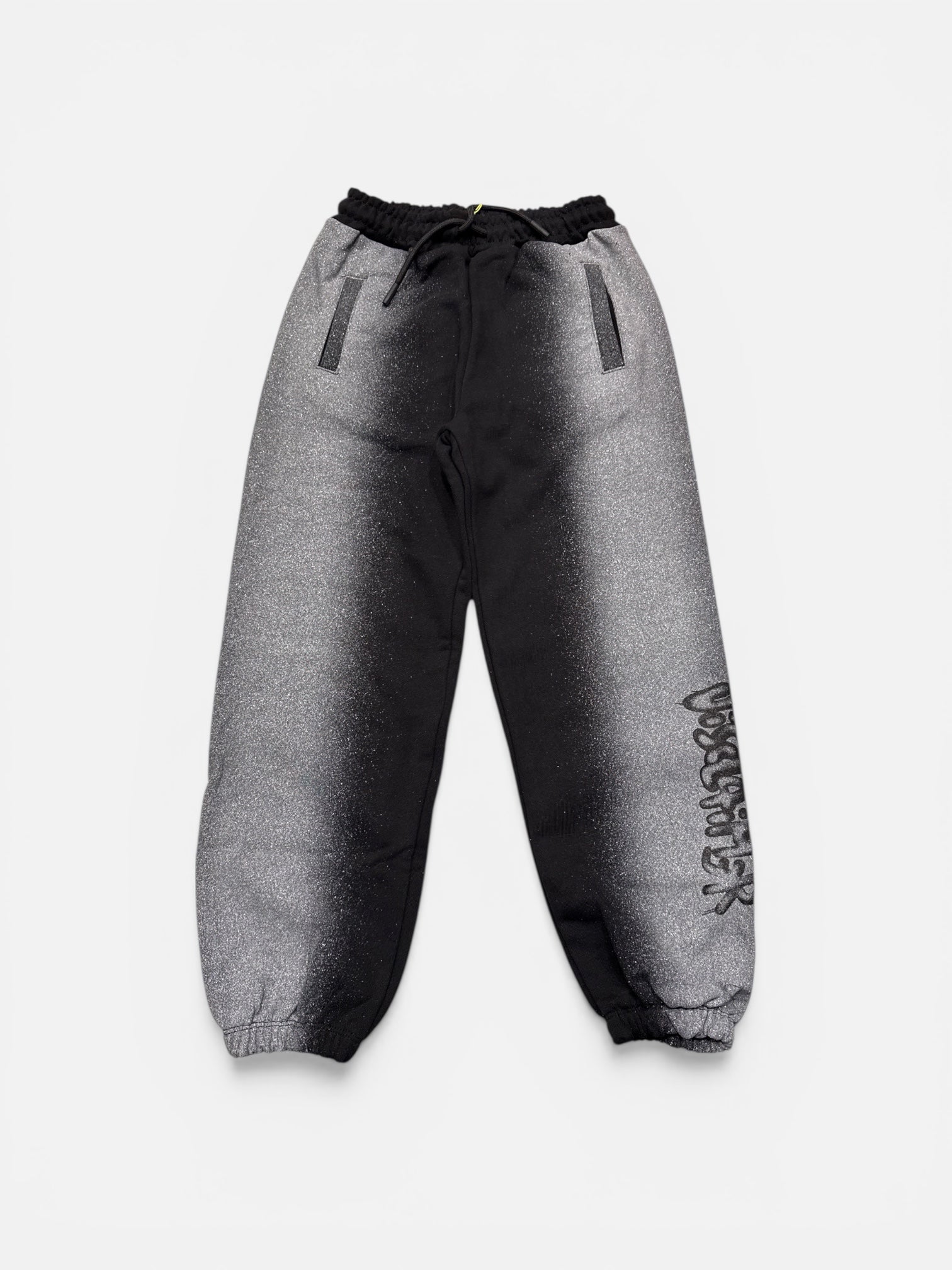 DISCLAIMER - Pantalone con logo in strass bambina